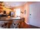 Well-equipped kitchen with an island and a convenient breakfast nook at 21012 Picasso Ct # J205, Land O Lakes, FL 34637