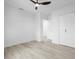 Spacious bedroom featuring light walls and ceiling fan at 2859 38Th N Ave, St Petersburg, FL 33713