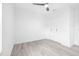 Simple bedroom with double doors and ceiling fan at 2859 38Th N Ave, St Petersburg, FL 33713