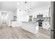 Modern white kitchen with stainless steel appliances at 2859 38Th N Ave, St Petersburg, FL 33713