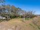 Large backyard with a mix of grass and trees, offering a natural and serene outdoor space at 3122 Victoria Inlet Dr, Holiday, FL 34691