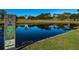 Par 3, 83-yard golf hole next to a pond at 3541 Oak Lake Dr, Palm Harbor, FL 34684