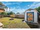Large backyard with shed and fire pit at 3724 15Th Se Ave, Largo, FL 33771