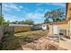 Backyard patio, shed, and firepit at 3724 15Th Se Ave, Largo, FL 33771