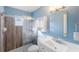 Clean bathroom, with shower and white vanity at 3724 15Th Se Ave, Largo, FL 33771