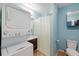 Bathroom with stackable washer and dryer at 3724 15Th Se Ave, Largo, FL 33771