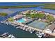 Resort-style community with pool, tennis courts, and marina at 4514 Dewey Dr, New Port Richey, FL 34652