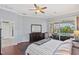 Spacious bedroom with pool view, and plenty of closet space at 4531 Swordfish Dr, Bradenton, FL 34208