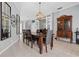 Dining room with a wood table and chairs, and a built-in hutch at 4531 Swordfish Dr, Bradenton, FL 34208