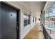 Building hallway with access to pool and unit 37 at 5221 Bayshore Blvd # 37, Tampa, FL 33611
