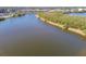 Aerial view of community with lake access at 6450 Shoreline Dr # 9502, St Petersburg, FL 33708