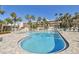Inviting community pool with ample lounge chairs at 6450 Shoreline Dr # 9502, St Petersburg, FL 33708