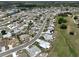 Aerial view of community and house location at 676 Allegheny Dr, Sun City Center, FL 33573