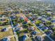 Aerial view of the home and surrounding neighborhood at 7258 Bridgeport Ln, Englewood, FL 34224