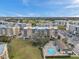 Aerial view of condo building and resort-style pool at 960 Starkey Rd # 5301, Largo, FL 33771