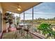 Spacious screened lanai with seating area and scenic view at 960 Starkey Rd # 5301, Largo, FL 33771
