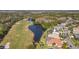Home located on a golf course community, with a pond view at 12113 Marblehead Dr, Tampa, FL 33626