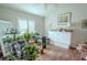 Charming bedroom with a built-in murphy bed and ample plant space at 12113 Marblehead Dr, Tampa, FL 33626