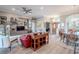 Open living and dining area with hardwood floors and neutral decor at 12113 Marblehead Dr, Tampa, FL 33626