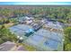 Multiple tennis courts in a community setting at 12113 Marblehead Dr, Tampa, FL 33626