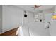 Bright bedroom with double closets and ceiling fan at 12116 Lagoon Ln, Treasure Island, FL 33706