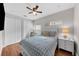 Guest bedroom with a comfy bed, window, and small dresser at 12116 Lagoon Ln, Treasure Island, FL 33706