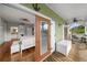 Bedroom with access to private balcony and ocean views at 12116 Lagoon Ln, Treasure Island, FL 33706