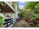 Outdoor storage area for kayaks and paddleboards at 12116 Lagoon Ln, Treasure Island, FL 33706