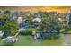 Two waterfront homes with private docks and stunning sunset views at 12116 Lagoon Ln, Treasure Island, FL 33706