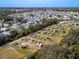 Aerial view of RV and boat storage near mobile homes at 170 S Saint Thomas Cir, Apollo Beach, FL 33572