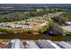 Aerial view of waterfront mobile home community with RV storage at 170 S Saint Thomas Cir, Apollo Beach, FL 33572