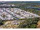 Aerial view of canal-front mobile home community at 170 S Saint Thomas Cir, Apollo Beach, FL 33572