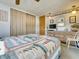 Main bedroom with a nautical-themed quilt and built-in dresser at 170 S Saint Thomas Cir, Apollo Beach, FL 33572