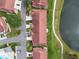 Bird's eye view of the property's location within a golf course community at 1709 Edgewater Ln, Palmetto, FL 34221