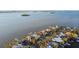 Waterfront community with many homes and boat docks at 1836 Venetian Point Dr, Clearwater, FL 33755