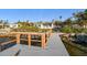 Long private dock offering direct water access with amazing views at 1836 Venetian Point Dr, Clearwater, FL 33755
