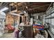 Large garage with abundant storage, workshop area, and room for multiple vehicles at 1836 Venetian Point Dr, Clearwater, FL 33755