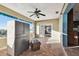 Spacious sunroom with tile floors and multiple windows at 1836 Venetian Point Dr, Clearwater, FL 33755