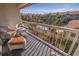 Relaxing balcony with wicker furniture and pool view at 262 Madeira Cir, Tierra Verde, FL 33715