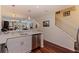 Modern kitchen with stainless steel appliances and granite countertops at 262 Madeira Cir, Tierra Verde, FL 33715