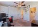 Home office with built-in desk and storage at 262 Madeira Cir, Tierra Verde, FL 33715