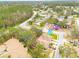Wide aerial view of property and surrounding area at 3143 Brooker Creek Way, Palm Harbor, FL 34685