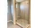Large walk-in shower with glass enclosure and tile surround at 4861 Tramanto Ln, Wesley Chapel, FL 33543