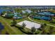 Community overview with pools, tennis, and volleyball at 6189 Hidden Branch Dr, Apollo Beach, FL 33572