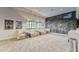 Casual lounge area with booths and chalkboard wall at 6189 Hidden Branch Dr, Apollo Beach, FL 33572