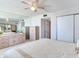 Bright bedroom with mirrored wardrobe and water view at 660 Island Way # 1005, Clearwater Beach, FL 33767