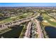 Wide aerial view of community and golf course at 1116 Flora Vista St, Trinity, FL 34655