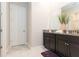 Double vanity bathroom with granite countertop at 11714 Sunburst Marble Rd, Riverview, FL 33579
