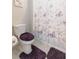 Clean bathroom with shower/tub combo and patterned shower curtain at 11714 Sunburst Marble Rd, Riverview, FL 33579