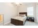 Cozy bedroom with a double bed and large closet at 11714 Sunburst Marble Rd, Riverview, FL 33579